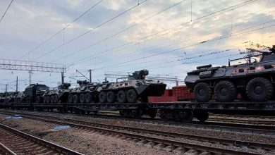 Колёсная бронетехника на платформах воинского эшелона